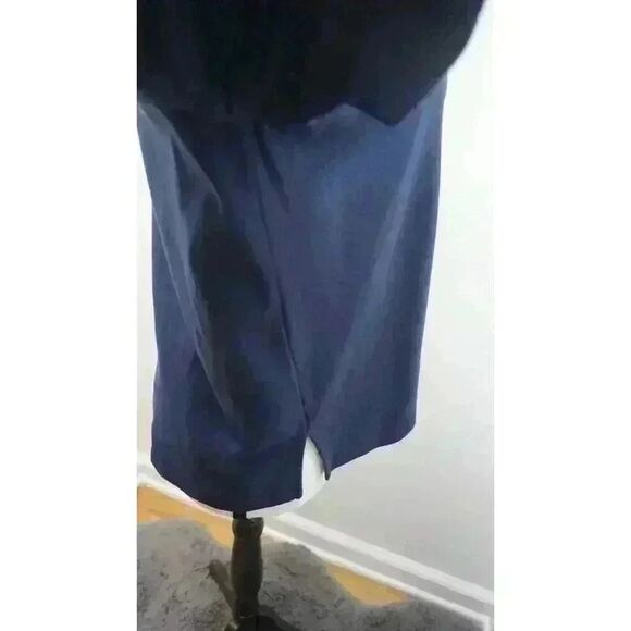 Alfred Dunner Petites Embroidered Bell Sleeves Knit Top - PM Size, Navy Blue - Picture 12 of 14